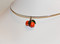 Juicy Orange Fruit Coil Necklace