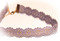 Pink Nude Lace Cut-Out Leather Choker