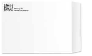 6" x 9" Printed Tyvek Envelopes - Black Ink