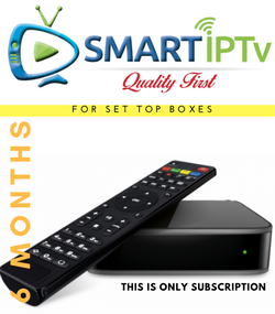 SMARTIPTV  For MAG (6 Months Subscription)