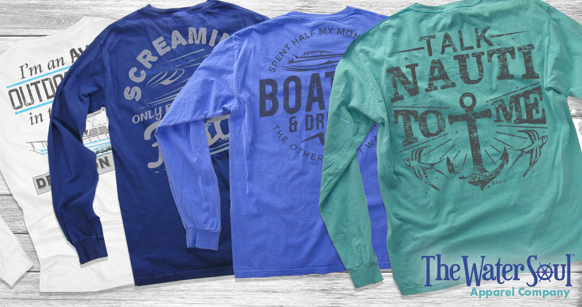 Buy Boating Clothes, TShirts & Accessories The Water Soul