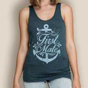 Boating Tank Top - WaterGirl First Mate