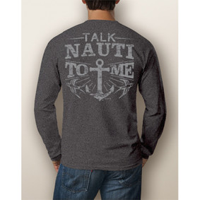 Men's Boating Long-Sleeve Shirt - NautiGuy Talk Nauti