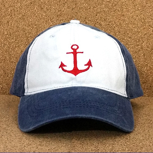 navy anchor hat
