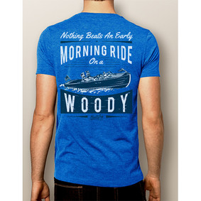 Men's Boating T-Shirt- NautiGuy Morning Woody
