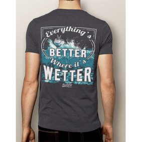 Men's Boating T-Shirt- NautiGuy Better When Wetter