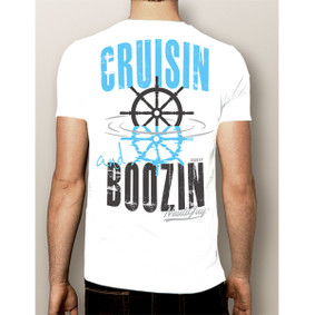 Men's Boating T-Shirt- Cruisin & Boozin