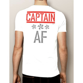 Men's Boating T-Shirt- Captain AF (More Color Choices)