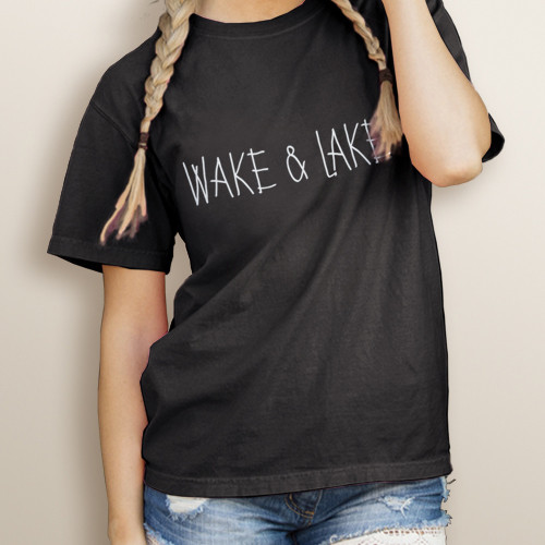 Girl S Wake Lake Simple Comfort Colors More Color Choices