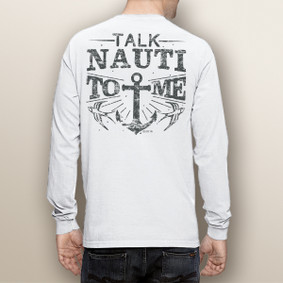Men's Boating Long Sleeve with Pocket  - Talk Nauti  (More Color Choices)