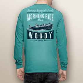 Men's Boating Long Sleeve with Pocket  - Morning Woody  (More Color Choices)