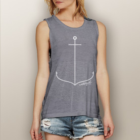 Simple Anchor -  Muscle Tank (more color choices)