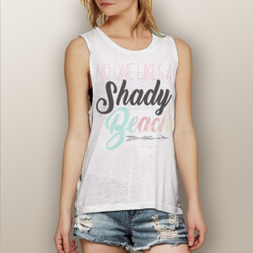 Shady Beach -  Muscle Tank (more color choices)