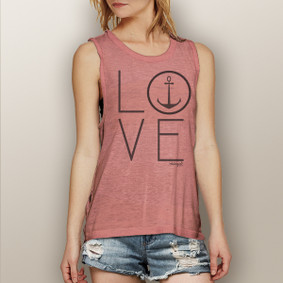 Love Anchor -  Muscle Tank (more color choices)