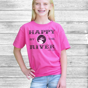 Youth Short- Sleeve-  Happy by the River