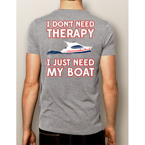 Men's Boating T-Shirt - NautiGuy Therapy