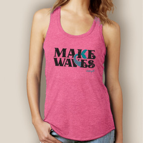 Make Waves Tank-Signature Tri-Blend Racerback