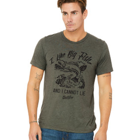Men's Boating T-Shirt - I Like Big Fish and I Cannot Lie (front print)