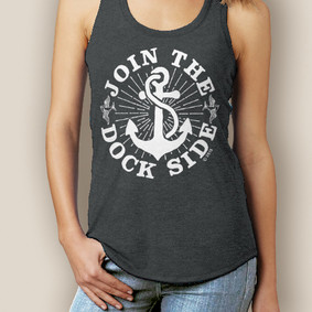 Boating Tank Top - WaterGirl Dock Side Signature Racerback (More Color Choices)