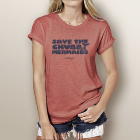 Save the Chubby Mermaids - Unisex Crew T-Shirt