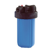 4.5" x 10" Watts Blue Whole House Water Filter Housing 1" Inlet/Outlet with pressure relief
