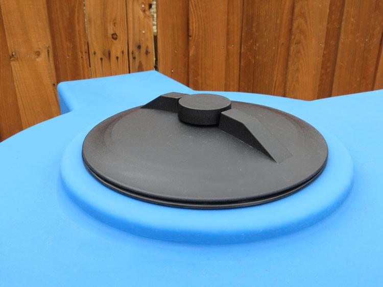 200 Gallon Emergency Water Storage Tank Blue