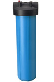 4.5" x 20" Watts Blue Whole House Water Filter Housing 1 1/2" Inlet/Outlet - With Pressure Release (FH10000BL15PR)