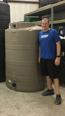  500 Gallon Water Storage Tank-Mocha (32617)