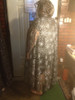 Silver on Black Spiderweb cape