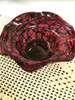 Small Red and Black Crinkle Bowl