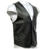 Snap Front Leather Vest