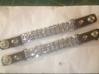 Vest extenders with Silver Celtic snaps