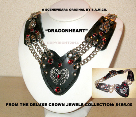 SceneWear ® Dragon Heart Collar / Neckpiece