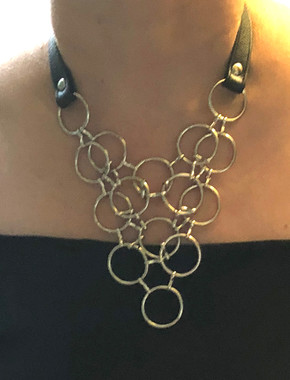 V Chain Link Collar/ Neckpiece