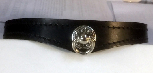 Simply Slave Collar Slave Version with Celtic Ring, and Post and D-ring