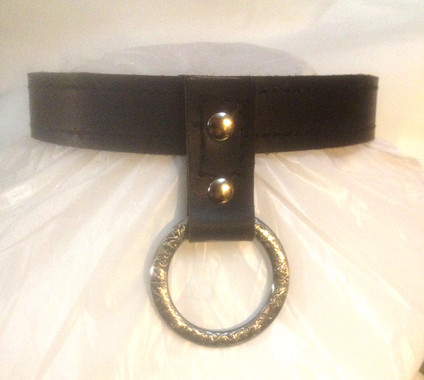 Ancient Ruins Collar in Heavy Leather