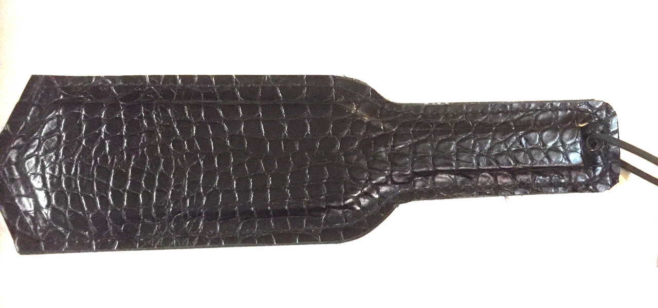 Pocket Paddle with Croc Leather on One Side