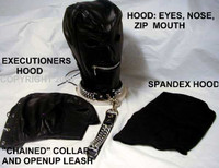 Hoods, Leather and Spandex, prices vary widely, check availability