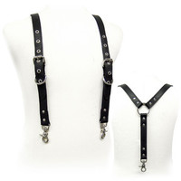 Suspender and Braces in leather
