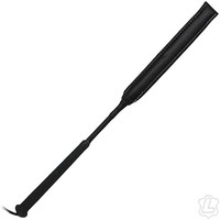 Black Leather Slapper with Rubber Handle