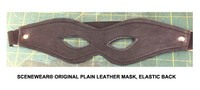 Plain Leather Mask