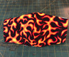 "Biker" Weight Flame Mask..shown in Medium, special construction for easy breathing.