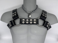 Bull God Harness with Snaps.