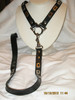 V-Harness Studded Collar with Matching Leash