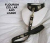 Molded Flourish Collar with Leash
