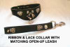 Molded Flourish Collar with Open Up leash