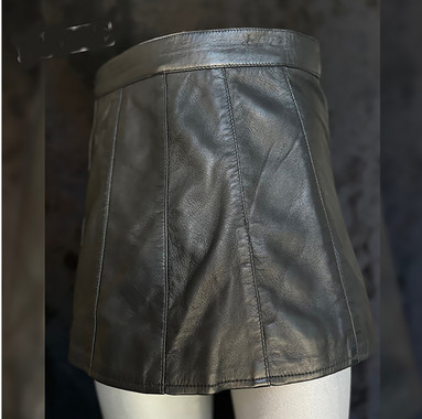 Leather Flair Skirt available in Small to XL only, Lg and Xl are about $12 more