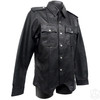 Long Sleeve Leather Shirt