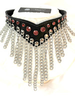 SceneWear Waterfall Collar with Red Jewels. Jewels available in a variety of colors.