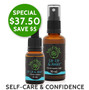 Save $5 on Up, Up & Away Flower Essence Kit, consisting of confidence-boosting Up, Up & Away flower remedy and flower essence spray